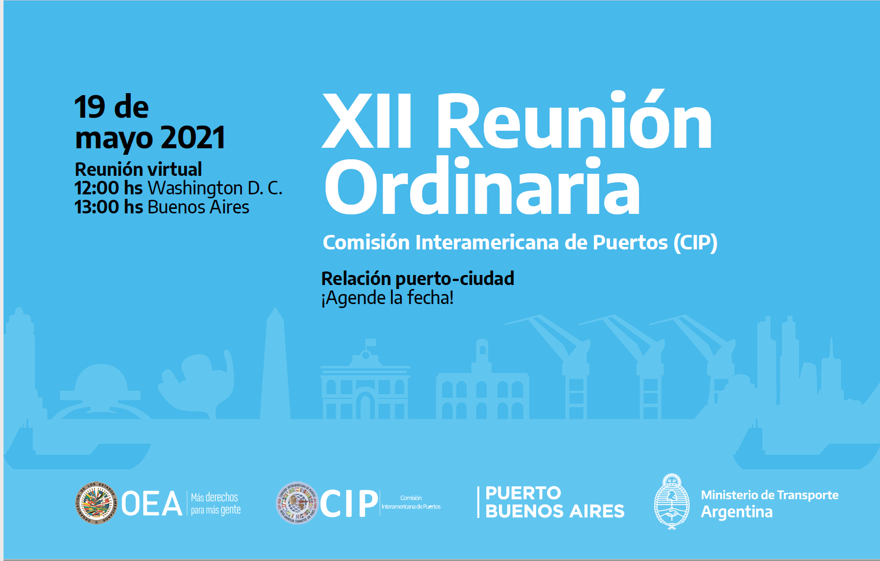 banner XII Reunion Ordinaria - virtual