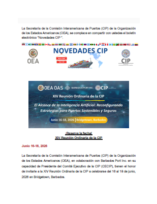 NOVEDADES CIP - MAR 2026