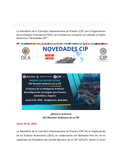 NOVEDADES CIP - ABRIL 2026