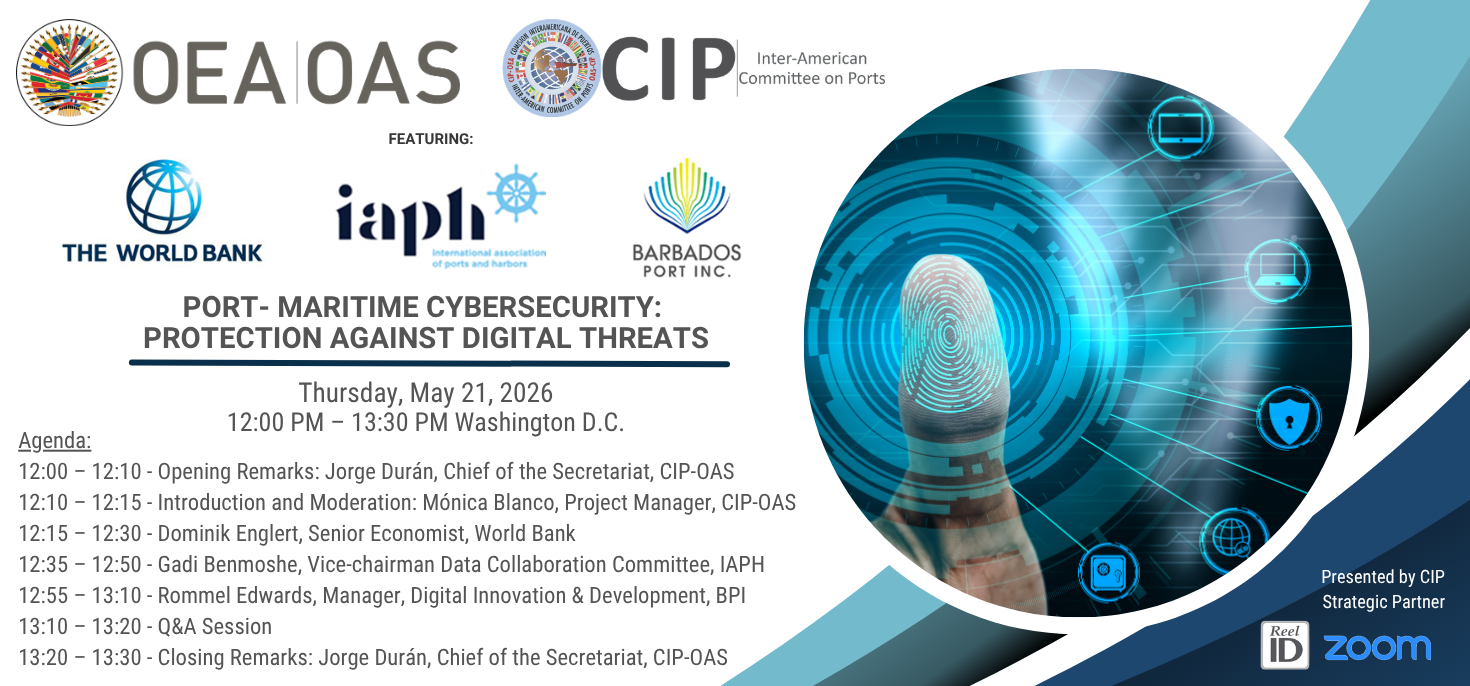 Banner Webinar Port- Maritime Cybersecurity v4