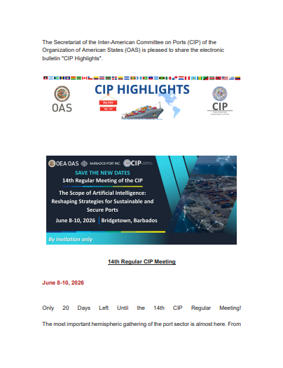 CIP HIGHLIGHTS - MAY 2026