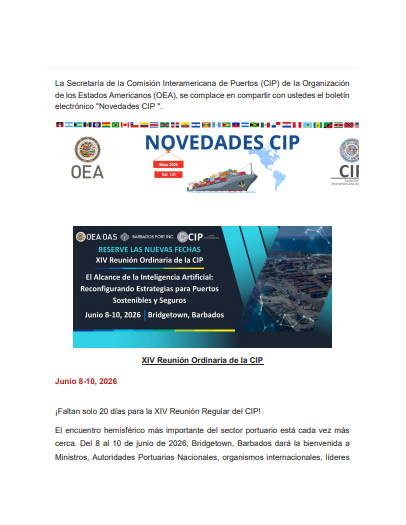NOVEDADES CIP - MAYO 2026