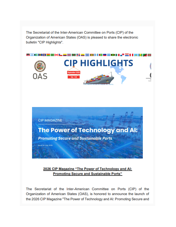 CIP HIGHLIGHTS - SEP 2026