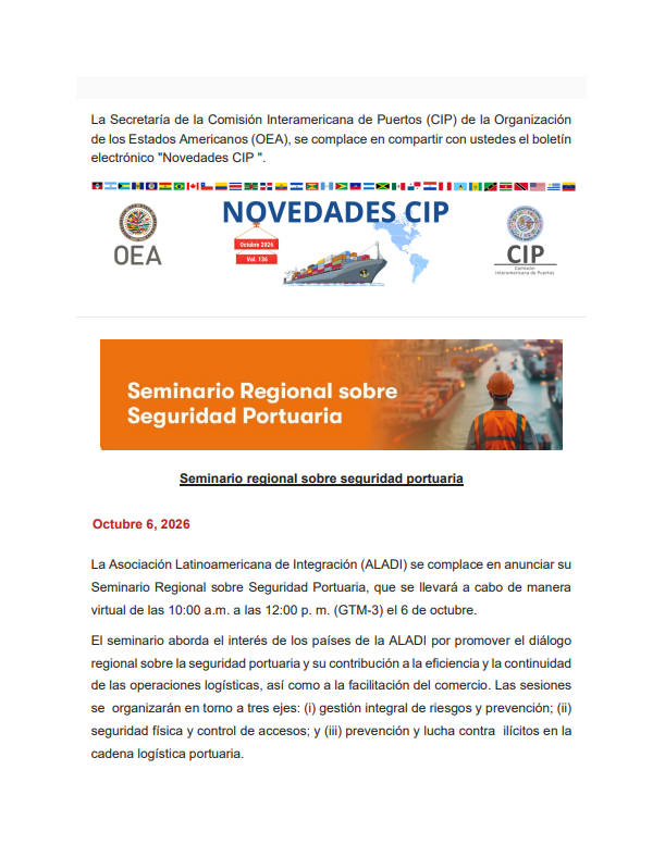NOVEDADES CIP - OCT 2026
